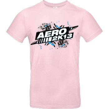 Aero2k13 Aero2k13 - Logo T-Shirt B&C EXACT 190 - Light Pink