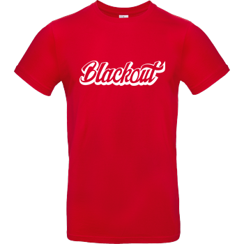 Blackout - Script Logo B&C EXACT 190 - Rojo