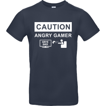 Caution! Angry Gamer B&C EXACT 190 - Azul Oscuro