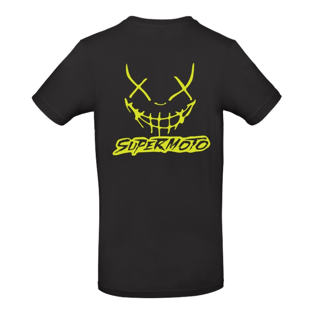 DavidBost - David Bost - Supermoto - T-Shirt - B&C EXACT 190 - Negro