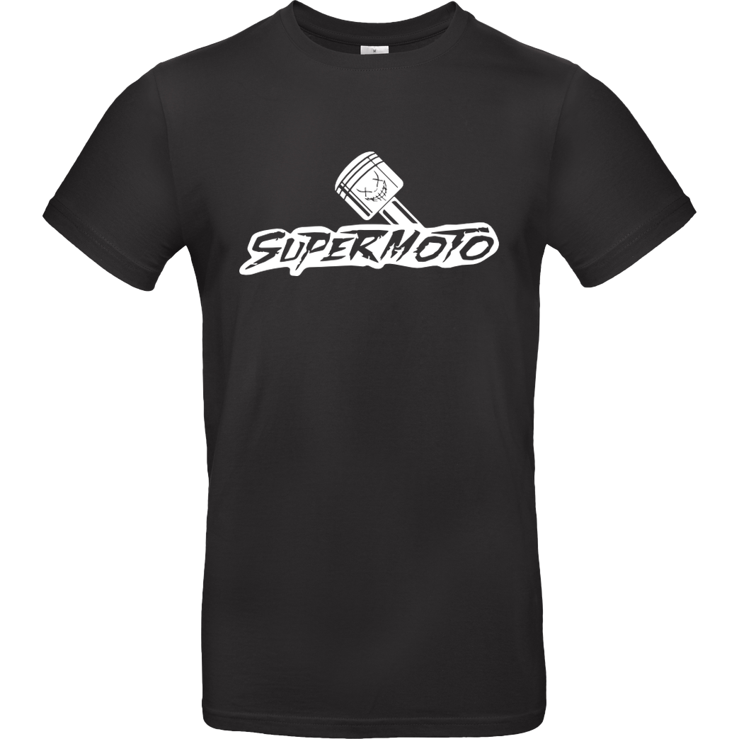 DavidBost David Bost - Supermoto T-Shirt B&C EXACT 190 - Negro