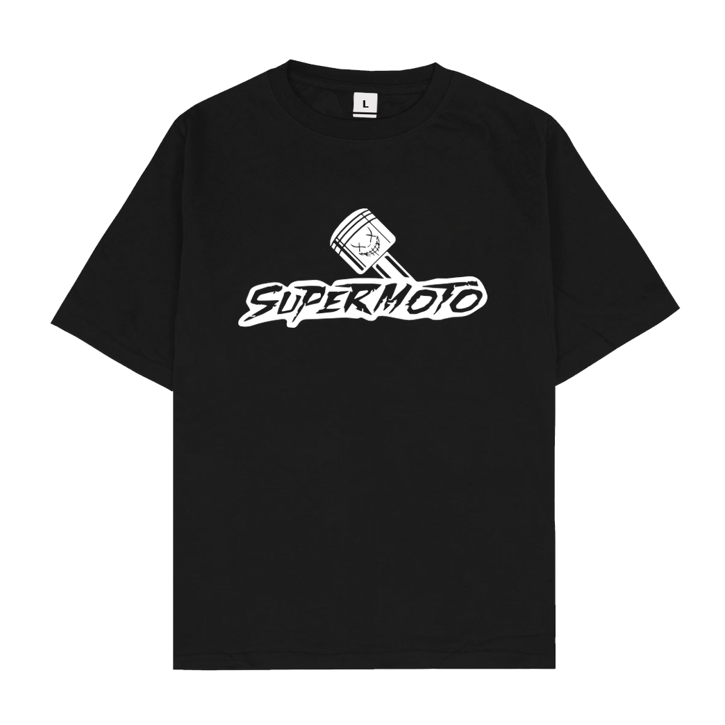 DavidBost David Bost - Supermoto T-Shirt Oversize T-Shirt - Black