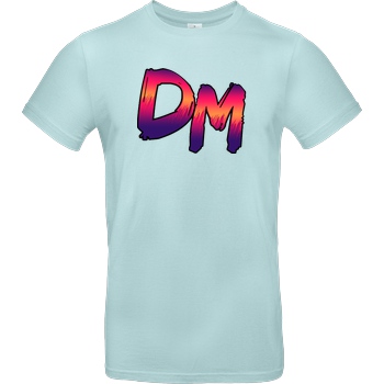 Dennome Dennome Logo DM Rand dunkel T-Shirt B&C EXACT 190 - Mint