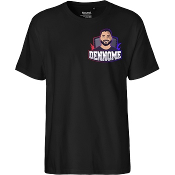 Dennome Dennome Logo Pocket T-Shirt T-Shirt Fairtrade T-Shirt - black