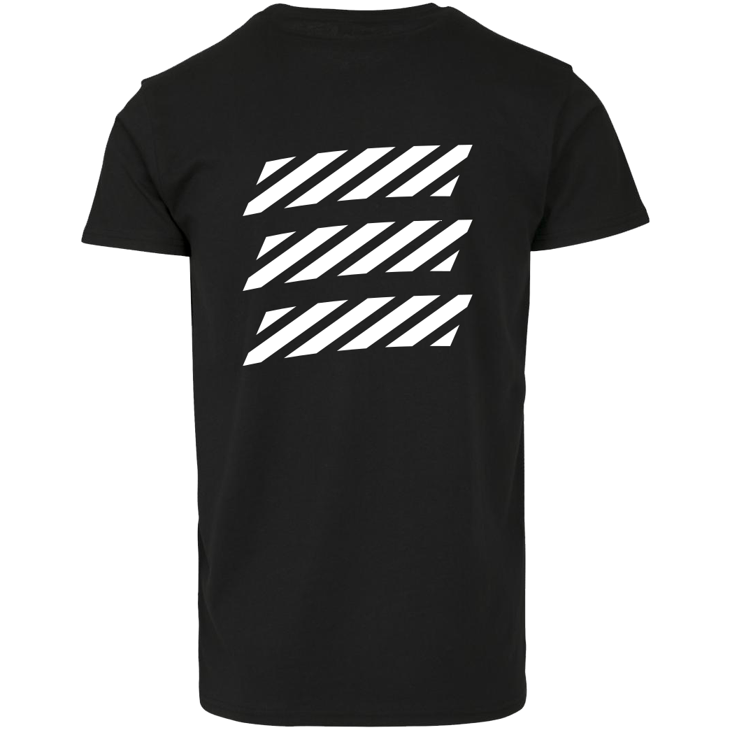 Echtso Echtso - Striped Logo T-Shirt House Brand T-Shirt - Black