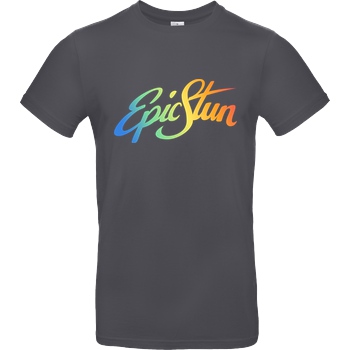 EpicStun EpicStun - Color Logo T-Shirt B&C EXACT 190 - Gris oscuro
