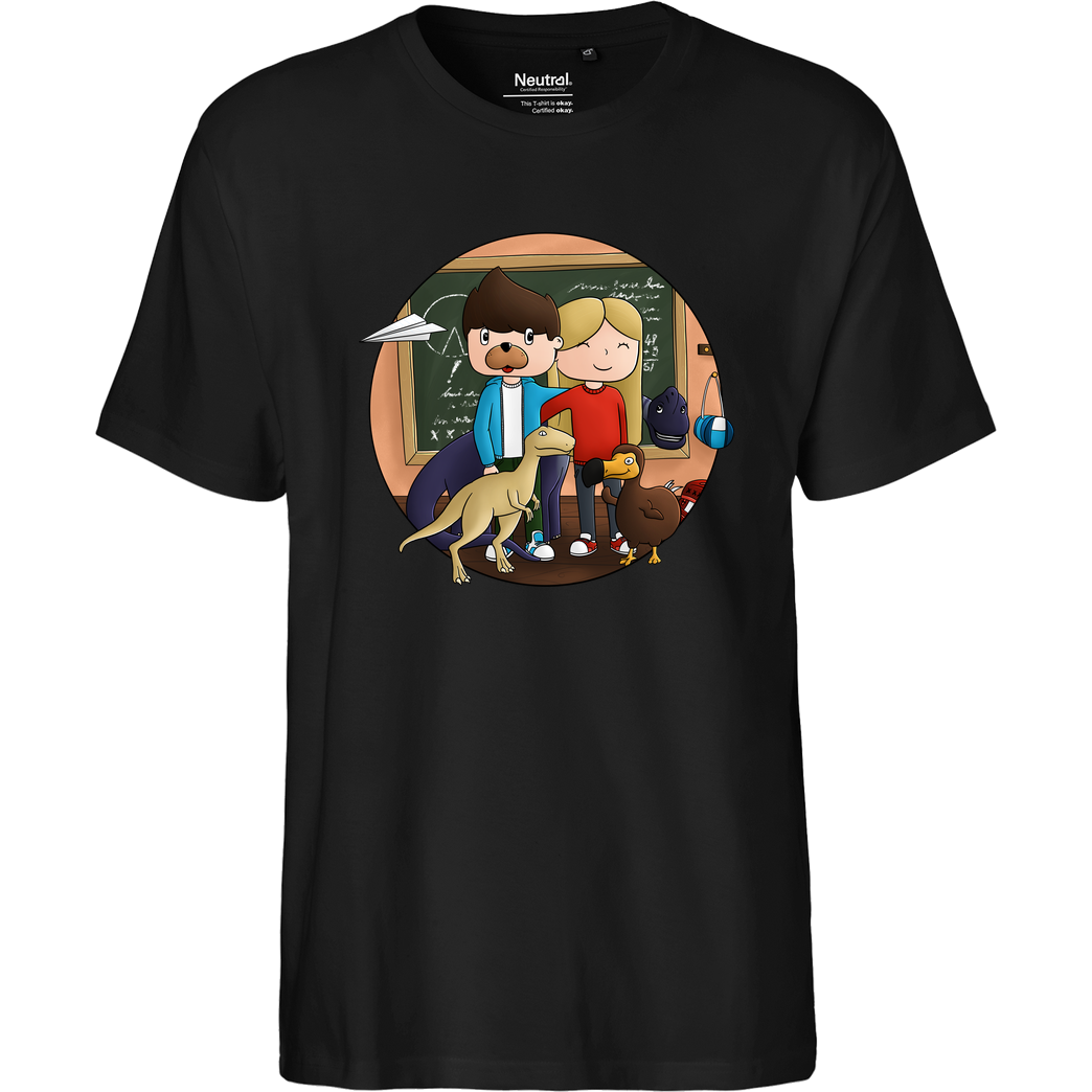 EpicStun EpicStun - Dino T-Shirt Fairtrade T-Shirt - black