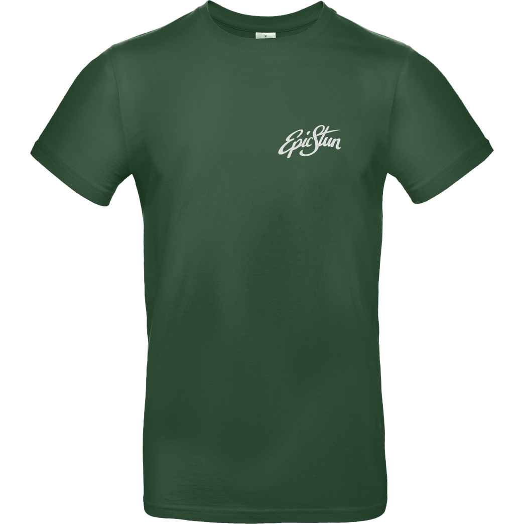 EpicStun EpicStun - Embroidered Logo T-Shirt B&C EXACT 190 -  Verde Oscuro