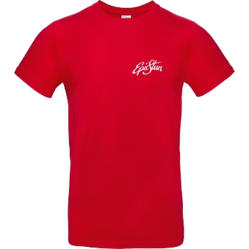 EpicStun EpicStun - Embroidered Logo T-Shirt B&C EXACT 190 - Rojo