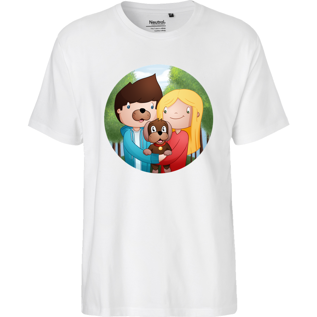 EpicStun EpicStun - Epic und Katha T-Shirt Fairtrade T-Shirt - white