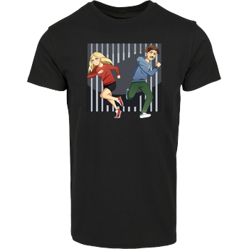 EpicStun EpicStun - Gefängnis T-Shirt House Brand T-Shirt - Black