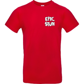 EpicStun EpicStun - Logo T-Shirt B&C EXACT 190 - Rojo