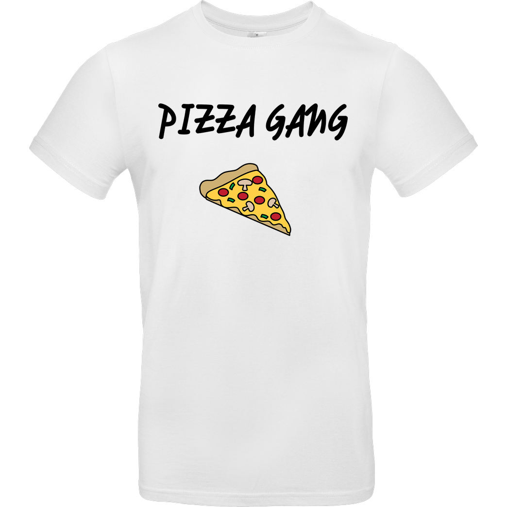 Fittihollywood FittiHollywood- Pizza Gang T-Shirt T-Shirt Blanco
