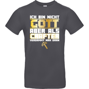 bjin94 Gamer Gott - MC Edition T-Shirt B&C EXACT 190 - Gris oscuro