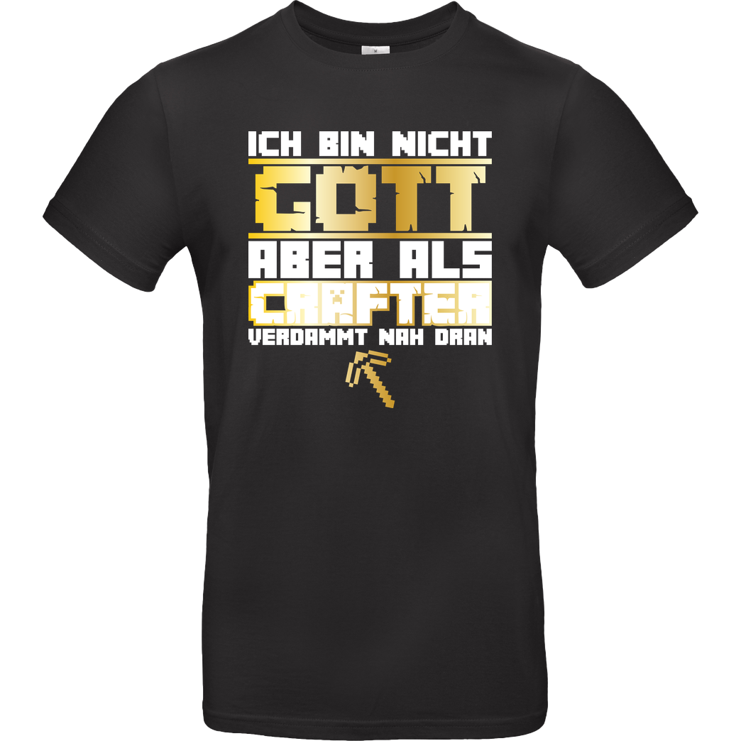 bjin94 Gamer Gott - MC Edition T-Shirt B&C EXACT 190 - Negro