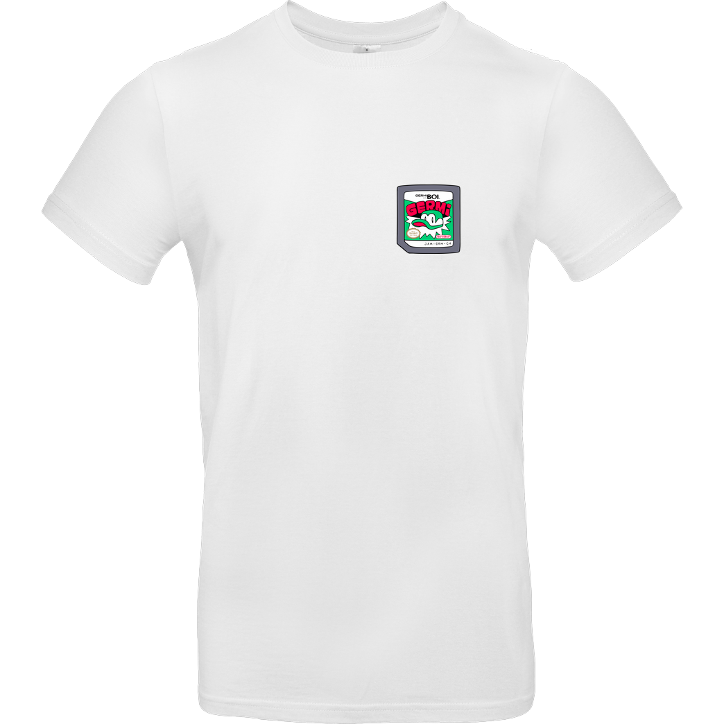 GermiBoi GermiBoi - Cartridge Handheld Klein T-Shirt T-Shirt Blanco