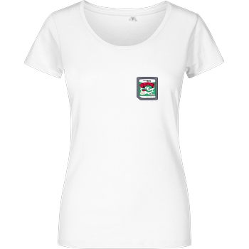 GermiBoi GermiBoi - Cartridge Handheld Klein T-Shirt Damenshirt weiss