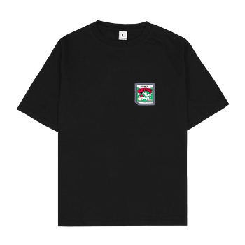 GermiBoi GermiBoi - Cartridge Handheld Klein T-Shirt Oversize T-Shirt - Black