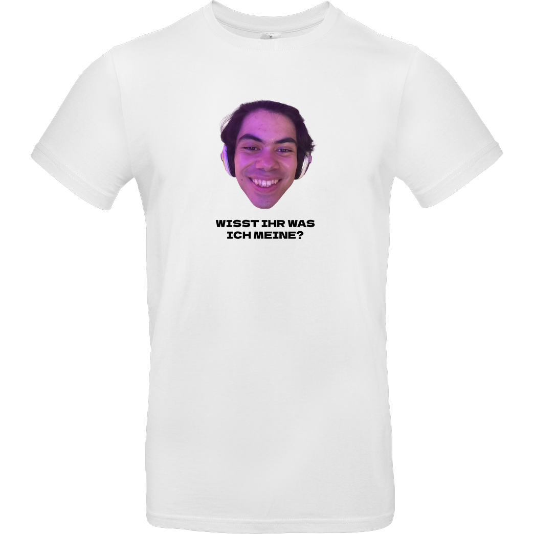GermiBoi GermiBoi - Meme Wisst ihr was ich meine? Hell T-Shirt T-Shirt Blanco