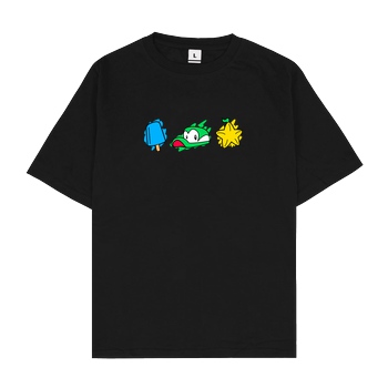 GermiBoi GermiBoi - Freundschaft T-Shirt Oversize T-Shirt - Black