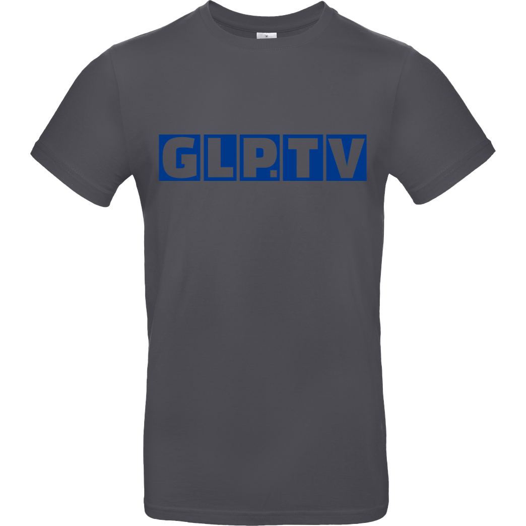 GermanLetsPlay GLP - GLP.TV royal T-Shirt B&C EXACT 190 - Gris oscuro