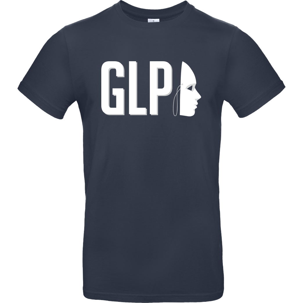 GermanLetsPlay GLP - Maske T-Shirt B&C EXACT 190 - Azul Oscuro