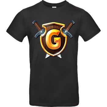 GommeHD GommeHD - Wappen T-Shirt B&C EXACT 190 - Negro
