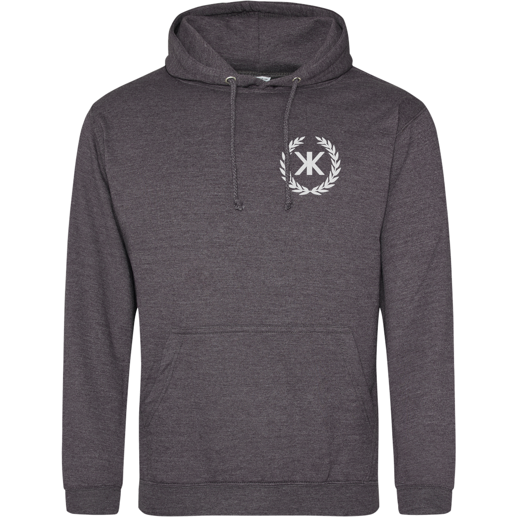 KenkiX KenkiX - Embroidered Logo Sweatshirt JH Hoodie - Dark heather grey