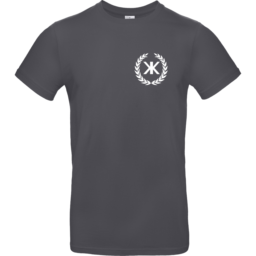 KenkiX KenkiX - Pocket Logo T-Shirt B&C EXACT 190 - Gris oscuro