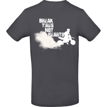 Knallgaskevin KnallgasKevin - Break Tires T-Shirt B&C EXACT 190 - Gris oscuro