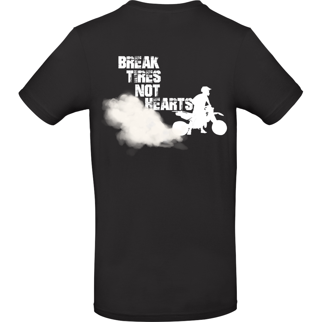 Knallgaskevin KnallgasKevin - Break Tires T-Shirt B&C EXACT 190 - Negro