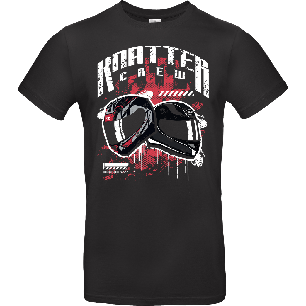 Knattercrew Knattercrew - Streetwear Edition T-Shirt B&C EXACT 190 - Negro