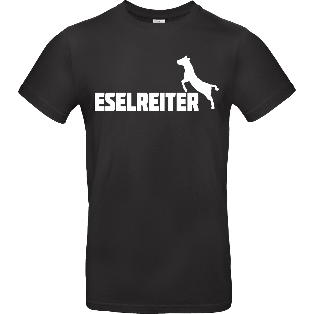 Kunga Kunga - Eselreiter T-Shirt B&C EXACT 190 - Negro