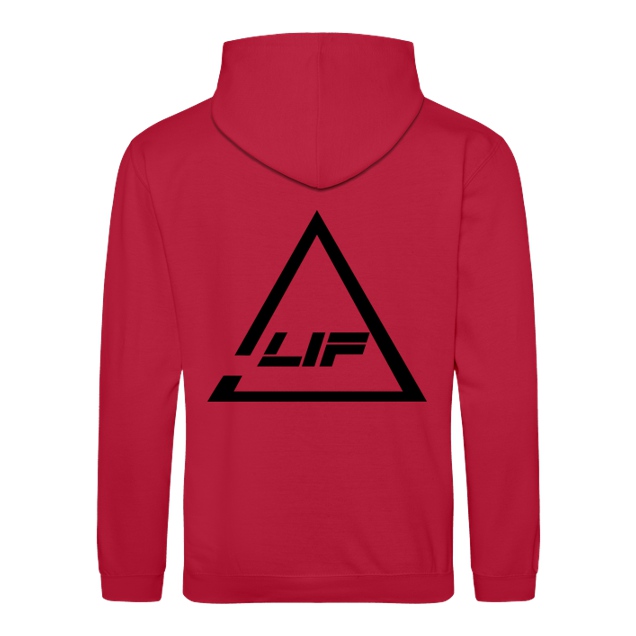 Freeriders - LIF - Life is freedom - Sweatshirt - JH Hoodie - red