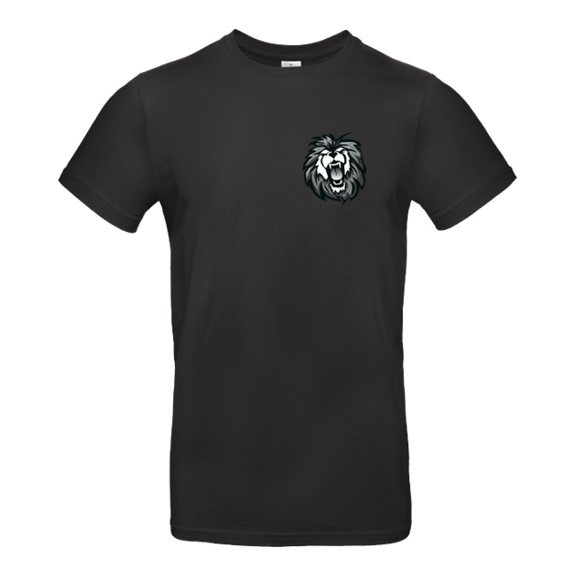 Lionhearts - Lionhearts Logo - T-Shirt - B&C EXACT 190 - Negro