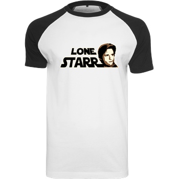 Lennart Lone Starr T-Shirt Raglan Tee white