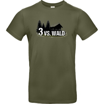 M4cM4nus M4cm4nus - 3 vs. Wald T-Shirt B&C EXACT 190 - Caqui
