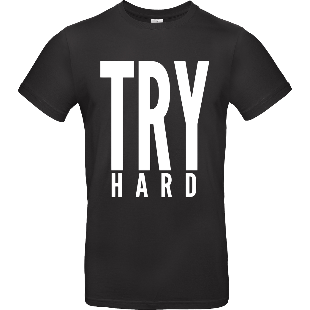 MarcelScorpion MarcelScorpion - Try Hard weiß T-Shirt B&C EXACT 190 - Negro