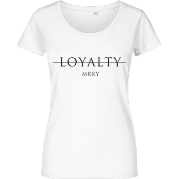 Markey Markey - Loyalty T-Shirt Damenshirt weiss