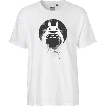 None Mien Wayne - Totoro T-Shirt Fairtrade T-Shirt - white