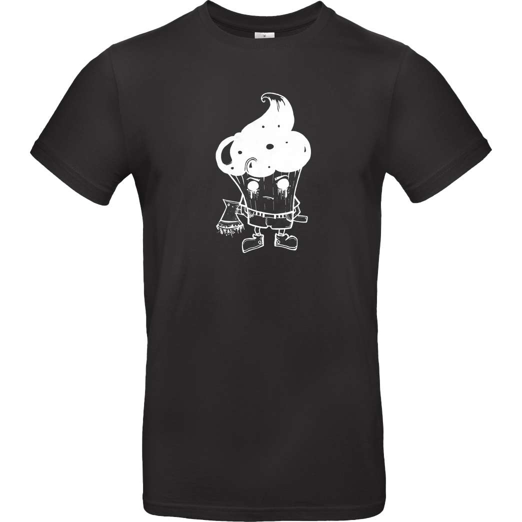 Mien Wayne Mien Wayne - Zombie Cupcake T-Shirt B&C EXACT 190 - Negro