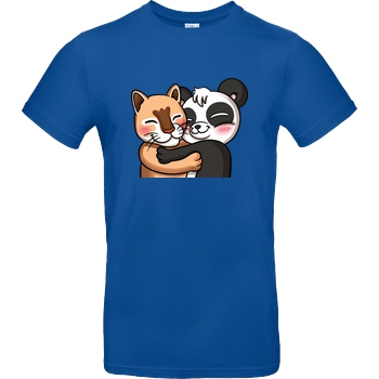 PandaAmanda PandaAmanda - Hug T-Shirt B&C EXACT 190 - Azul Real