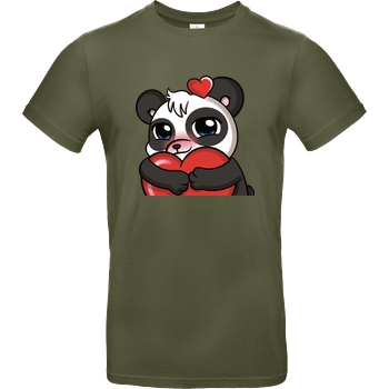PandaAmanda PandaAmanda - Love T-Shirt B&C EXACT 190 - Caqui
