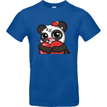 PandaAmanda PandaAmanda - Love T-Shirt B&C EXACT 190 - Azul Real