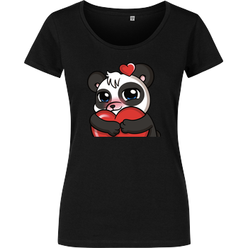 PandaAmanda - Love Damenshirt schwarz