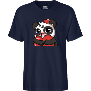 PandaAmanda - Love Fairtrade T-Shirt - navy
