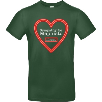 Sommers Weltliteratur to go Sommers Weltliteratur - Sympathy for Mephisto T-Shirt B&C EXACT 190 -  Verde Oscuro