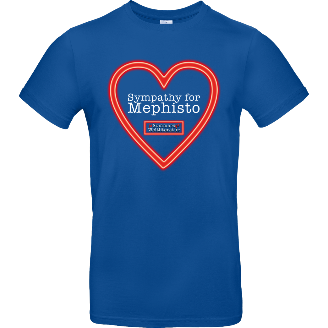 Sommers Weltliteratur to go Sommers Weltliteratur - Sympathy for Mephisto T-Shirt B&C EXACT 190 - Azul Real
