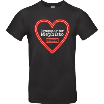 Sommers Weltliteratur to go Sommers Weltliteratur - Sympathy for Mephisto T-Shirt B&C EXACT 190 - Negro
