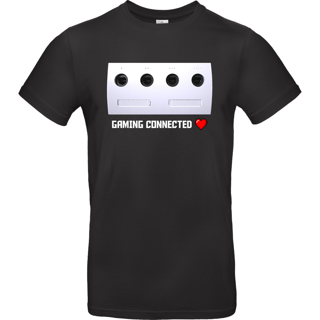 Spielewelten Spielewelten - Gaming Connected T-Shirt B&C EXACT 190 - Negro